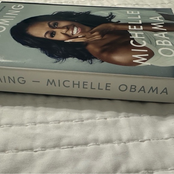 Becoming by MICHELLE OBAMA White and Black Coffee Table Book Accents - Picture 3 of 7